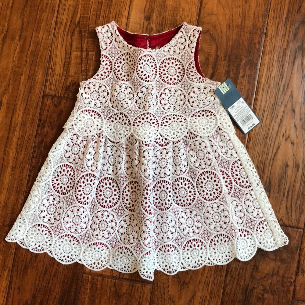 NWT- eyelet dress